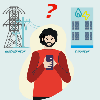 Când contactezi distribuitorul de energie versus furnizorul