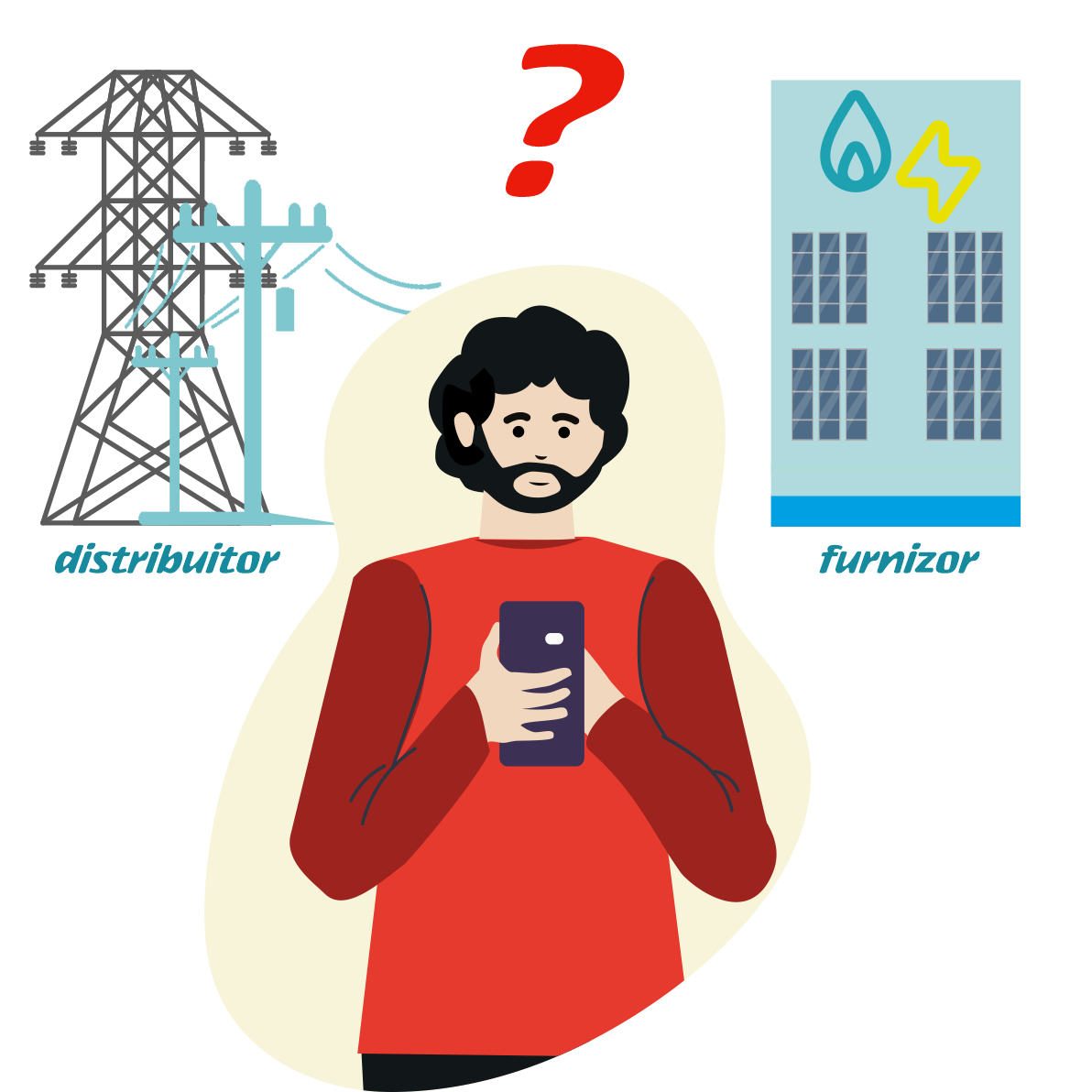 Când contactezi distribuitorul de energie versus furnizorul